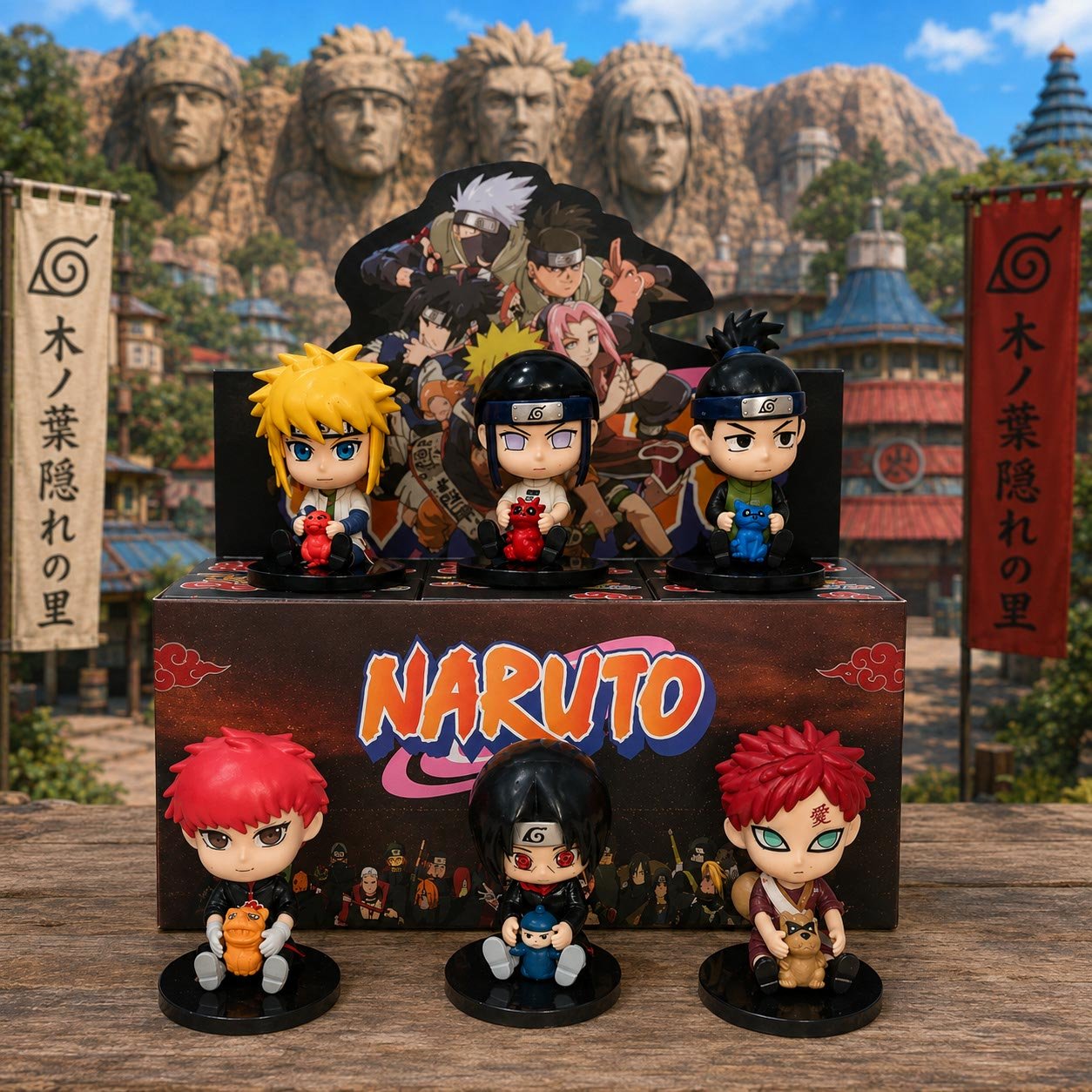 Naruto | Caja Sorpresa - Coleccionables Gashapon - 7 cm