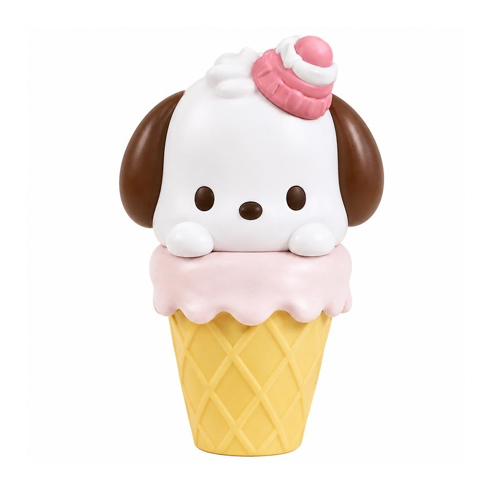 Sanrio Characters Mini Ice Cream Cone Series | Caja Sorpresa - Coleccionables Gashapon - 5 cm - Imagen 4