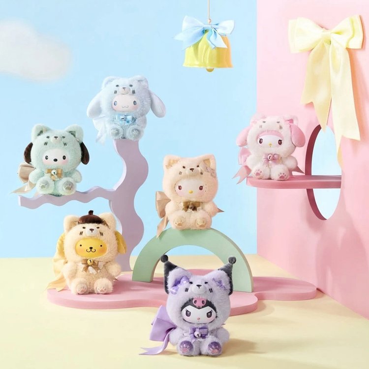 Personajes de Sanrio Fox Island | Caja Sorpresa - Peluche Coleccionables - 12 cm - Imagen 2