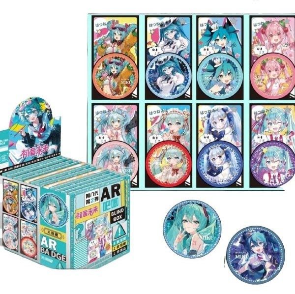 Hatsune Miku |  Pin Metal Sobre Sorpresa. 7.5 diametro